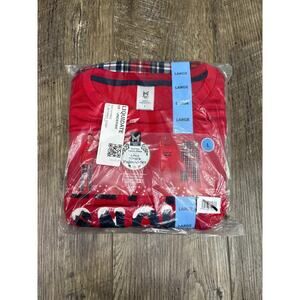 Members Mark Mens Size L Pajamas Christmas Holiday Family Sleep Let It Snow